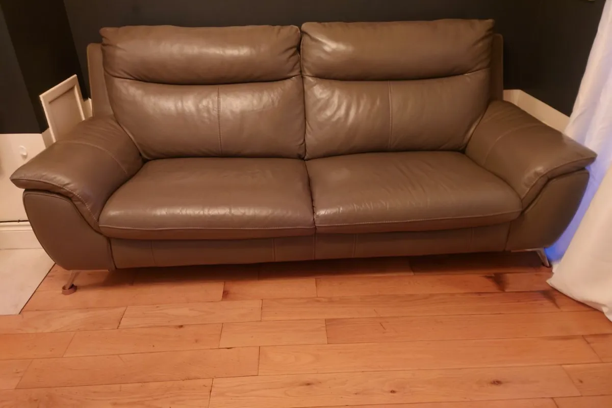 Leather sofa. - Image 1
