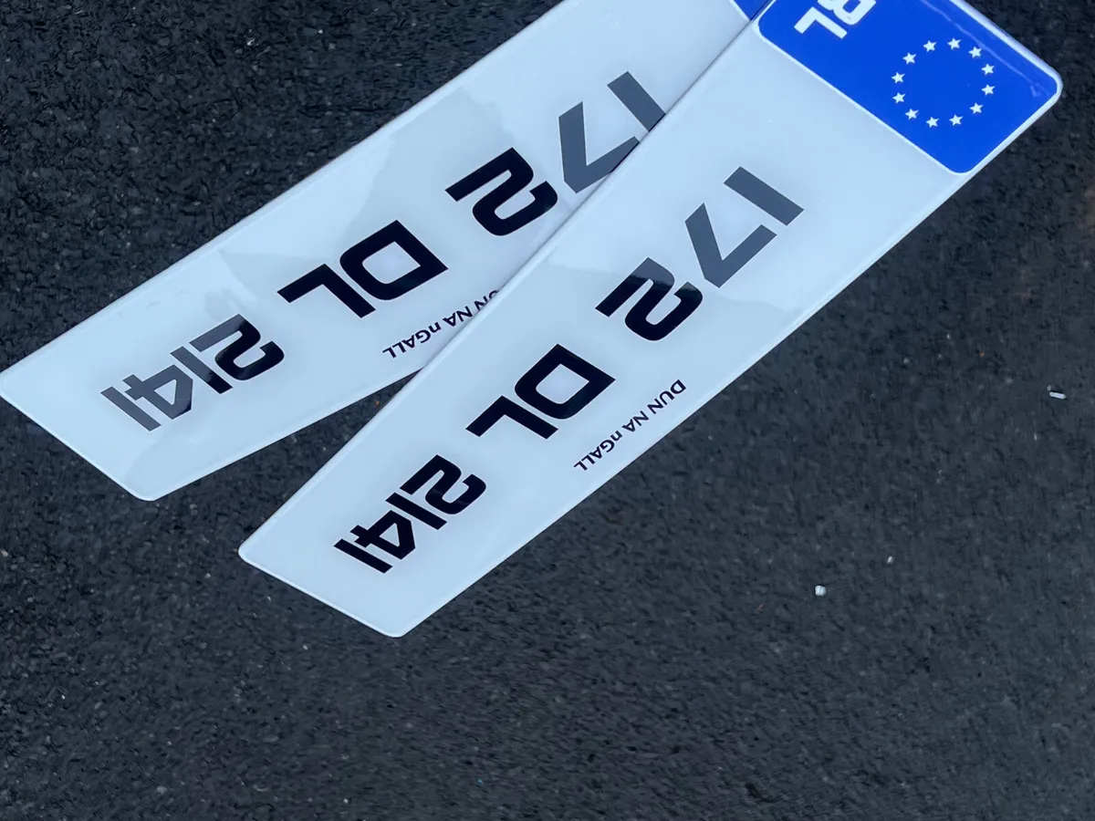 All types of number plates gel German jap metal - Image 3