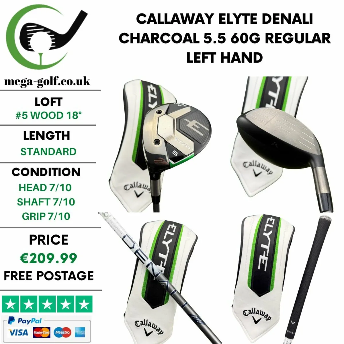 Callaway Elyte #5 Wood 18° / Regular / Left Hand - Image 1