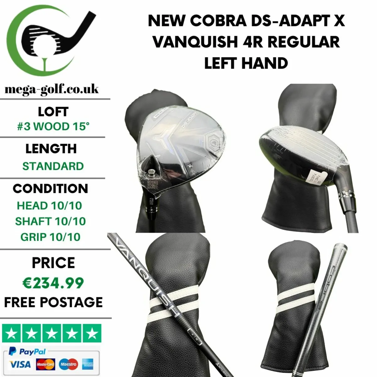 New Cobra DS-Adapt X #3 Wood 15° / Regular - Image 1
