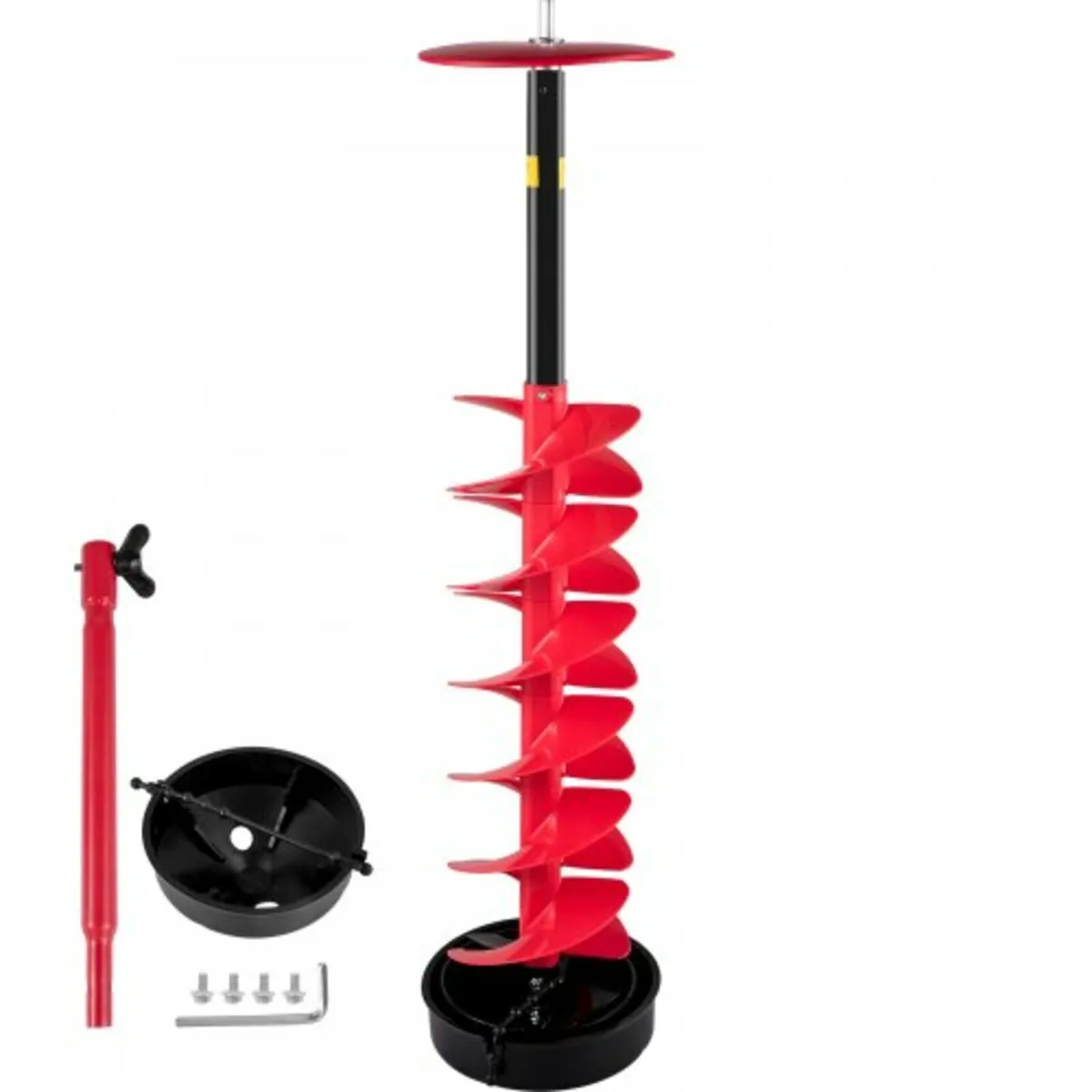 Ice Drill Auger, 6" Diameter Nylon Ice Auger, 39\ - Image 1