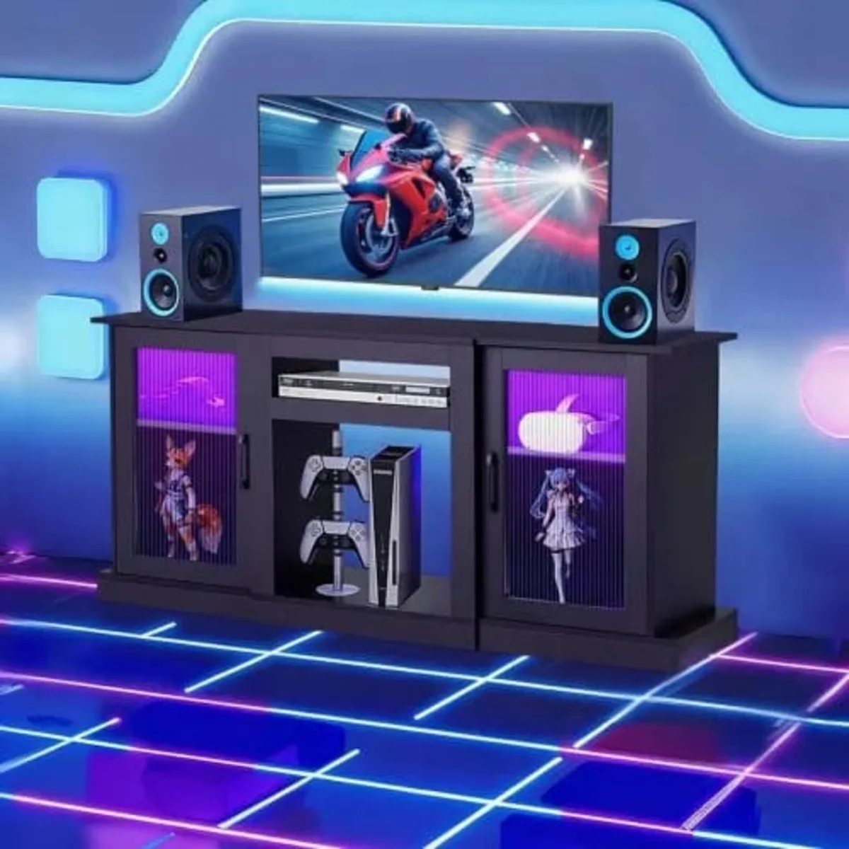 TV Stand for TVs up to 1651 mm, Modern Entertainme - Image 2