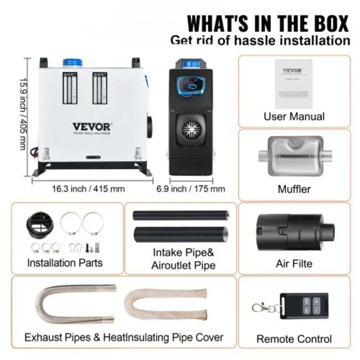 Diesel Air Heater, 8KW Parking Heater, All in 1, 1 - Image 2