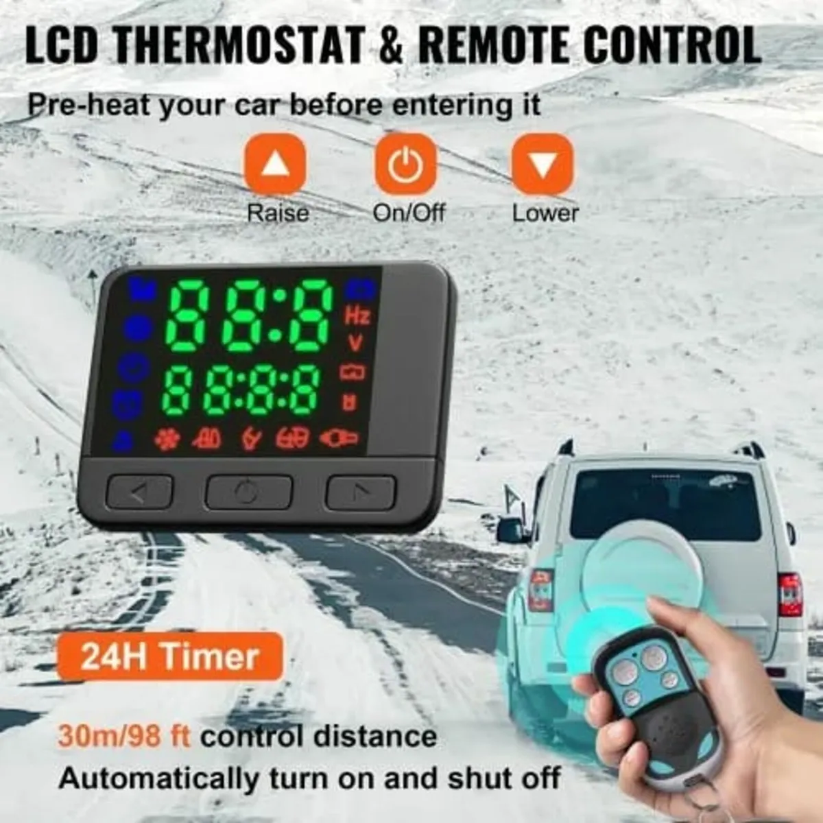 5KW Air Diesel Heater 12V Diesel Parking Heater LC - Image 4