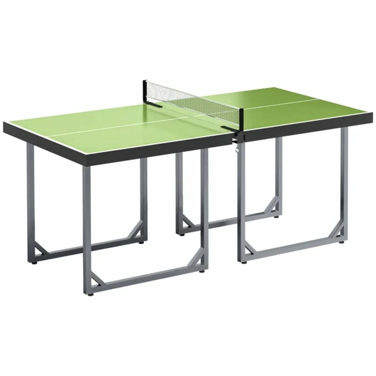 6ft 182cm Folding Ping Pong Table with Net, Mini T - Image 1