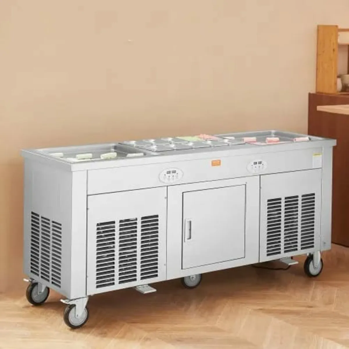 Fried Ice Cream Roll Machine, 2Pcs 17.7" x 17.7" S - Image 4