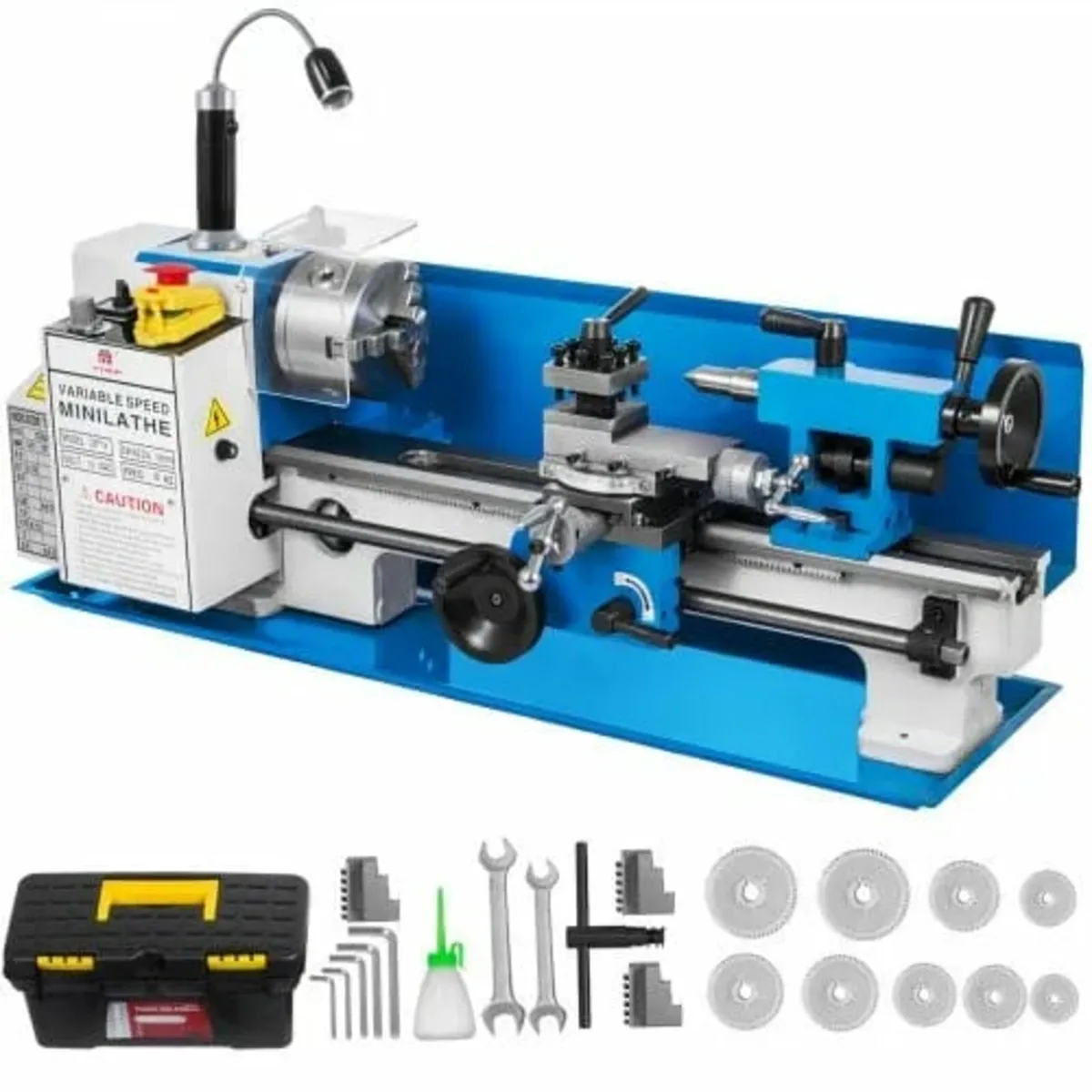 Metal Lathe 550W Variable Speed Metal Lathe 50 to - Image 1