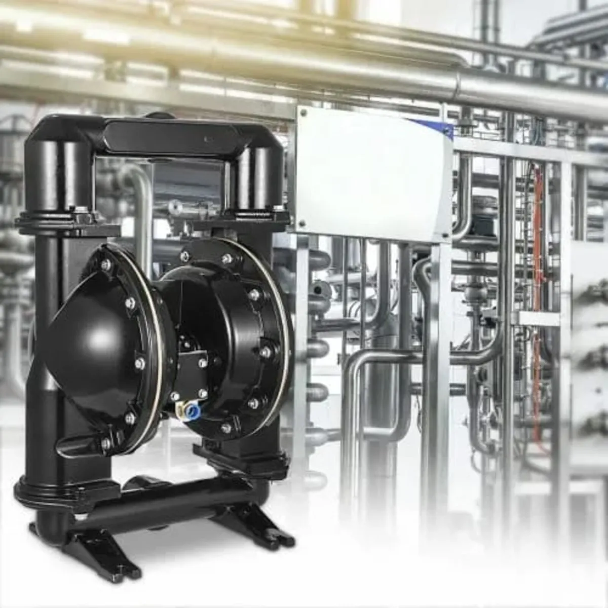 Air-Operated Double Diaphragm Pump, 2 inch Inlet & - Image 2