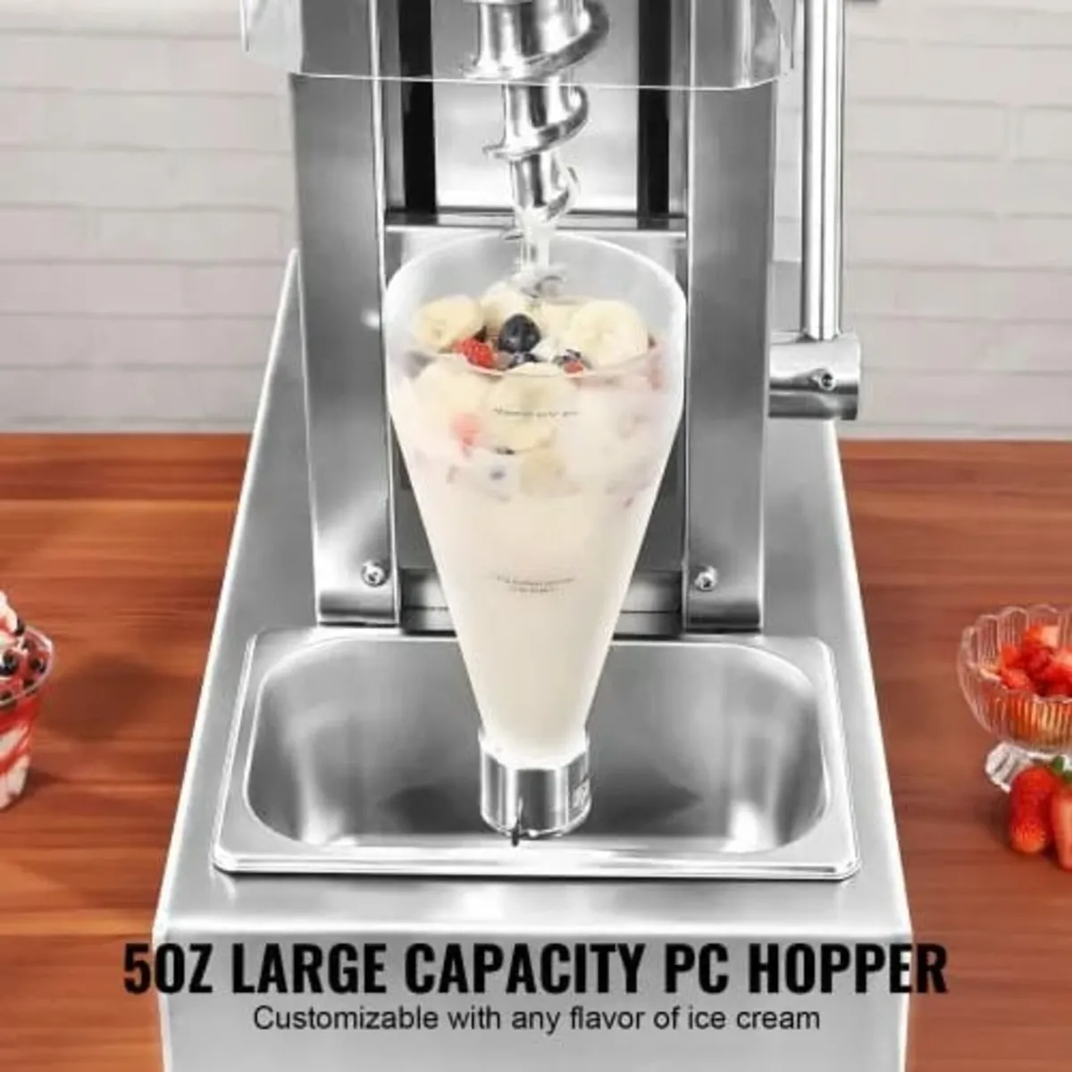 Ice Cream Blender, 750W High-Speed Ice Cream Maker - Image 4