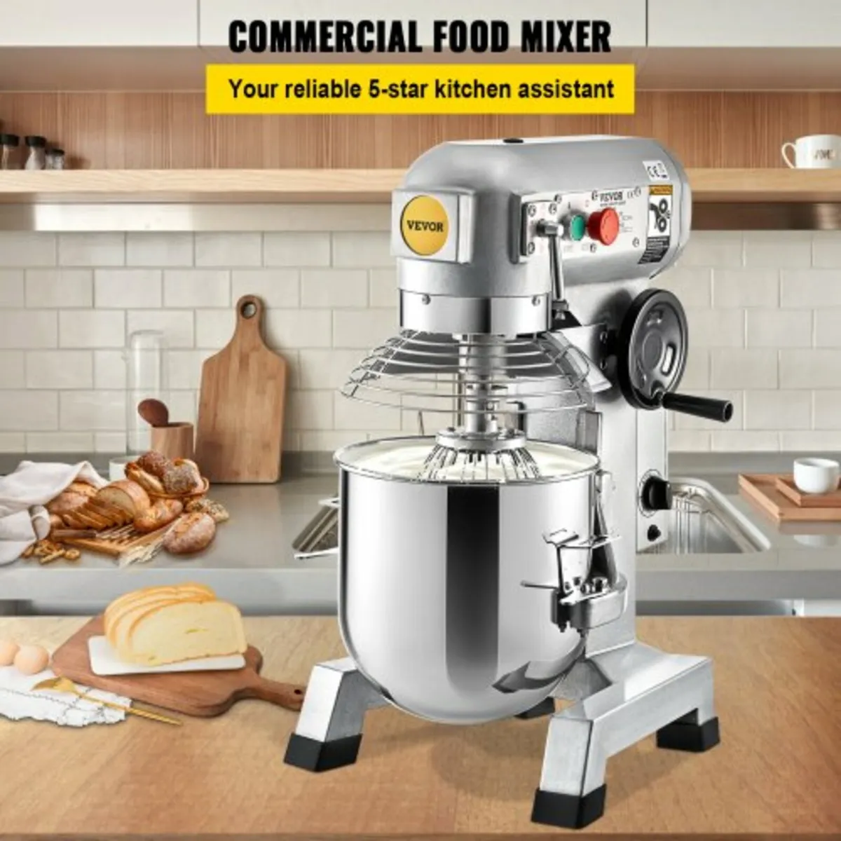 Commercial Stand Mixer, 14.2 L Stainless Steel Bow - Image 4