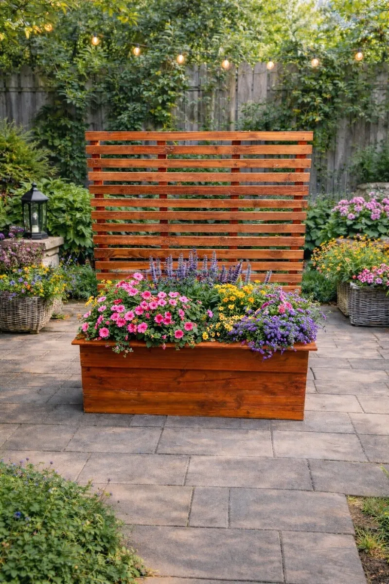 Garden planters , benches and window boxes - Image 1