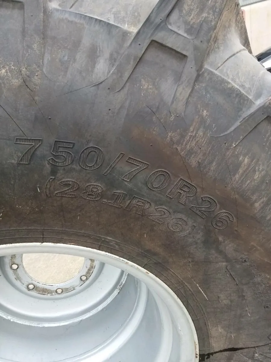 Pair Alliance 750 tyres - Image 2