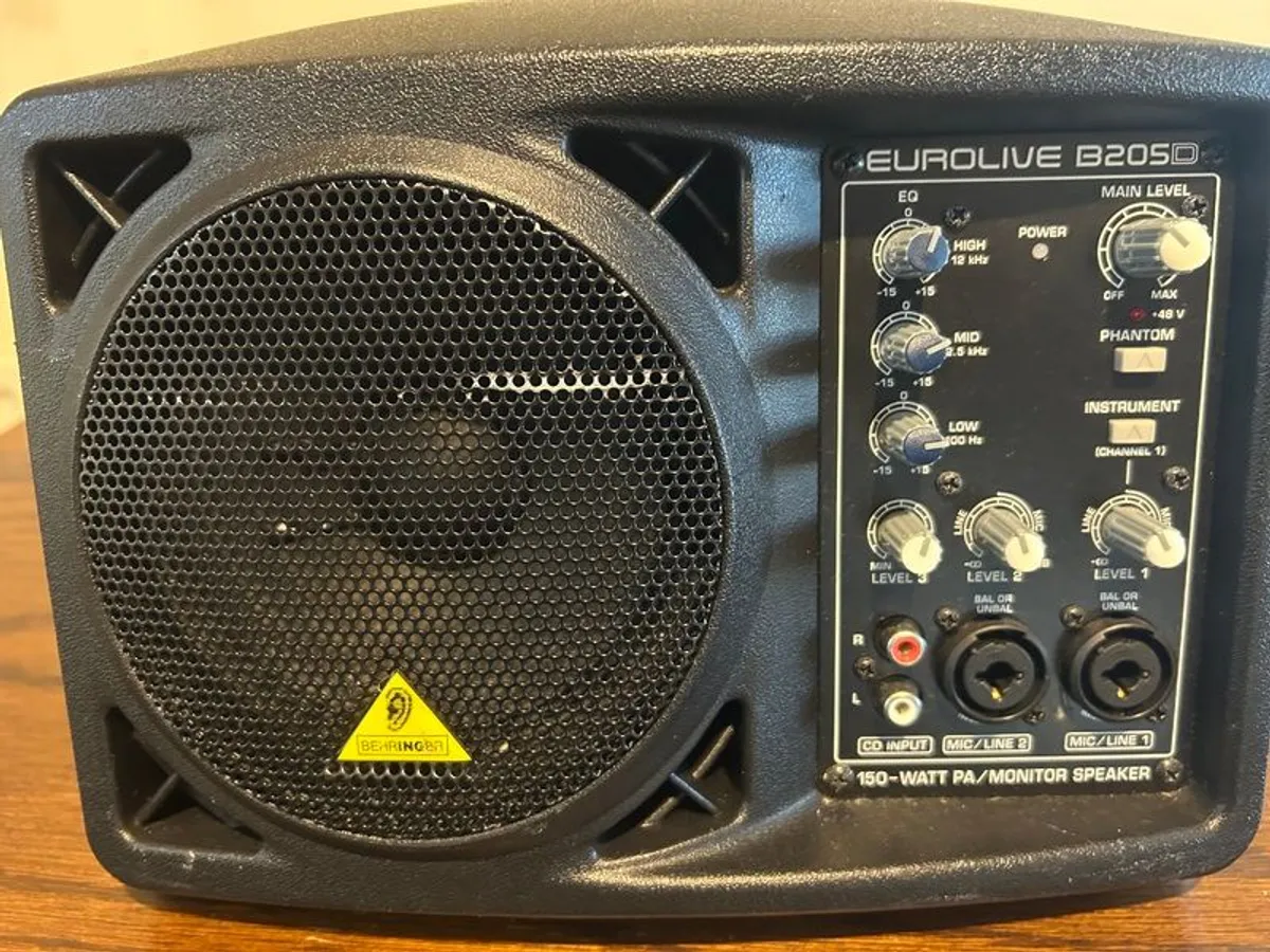 Behringer Eurolive B205D Ultra Compact 150w Active Monitor Speaker - Image 1