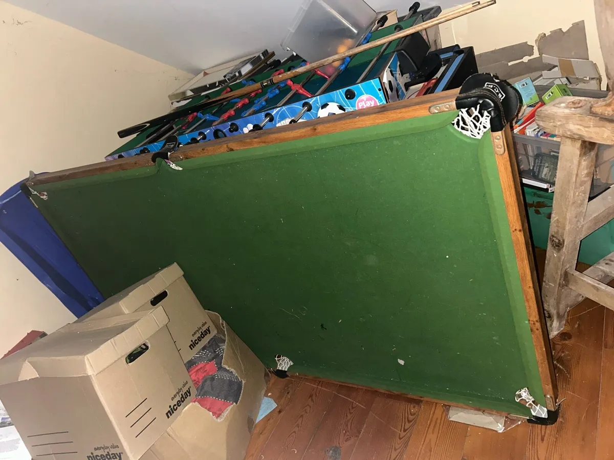 6ft snooker table - Image 1