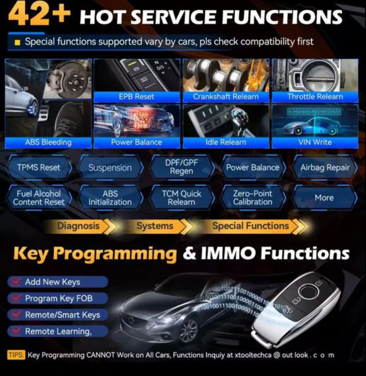 New XTOOL D8W Bluetooth Car Diagnostics - Image 2