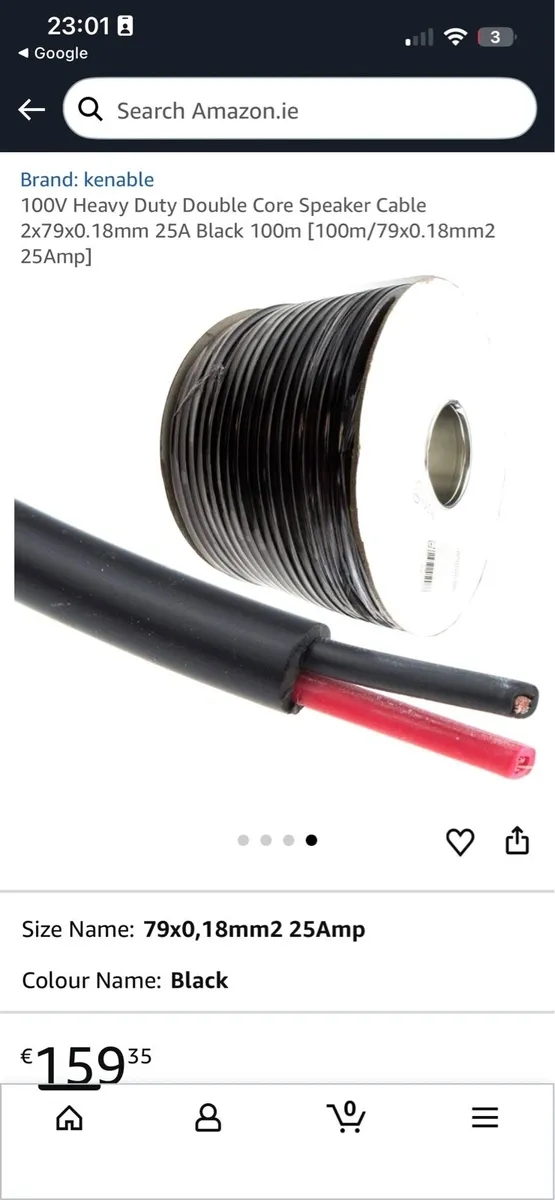 Speaker cable