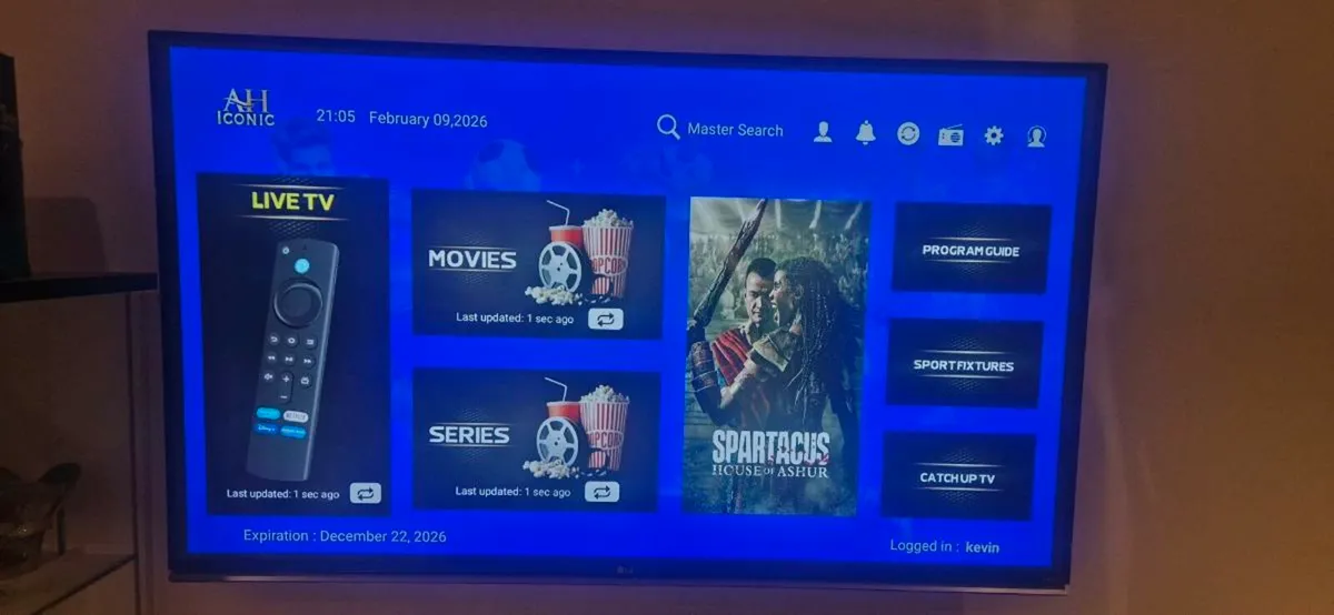 55 inch lg 4k smart led tv immaculate condition - Image 2