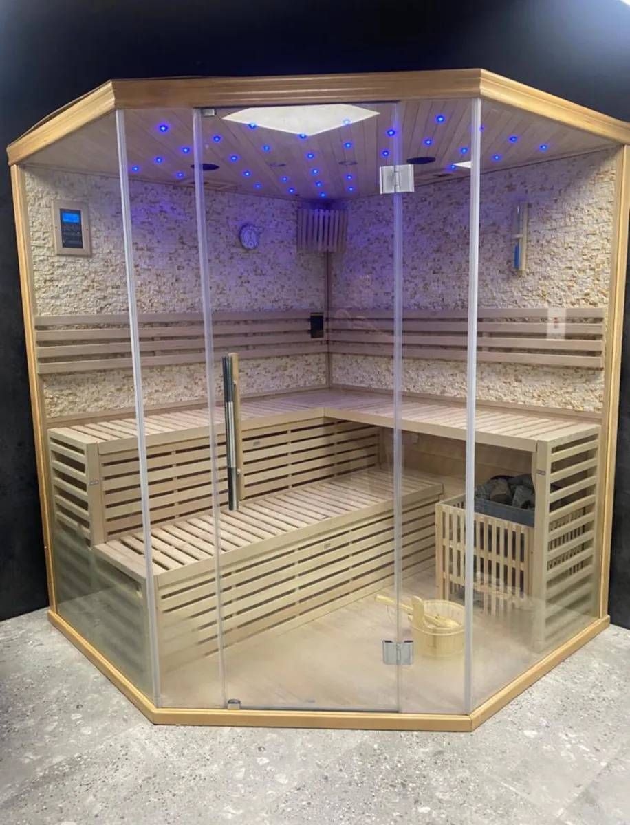 Corner Sauna 4/5 Person  | New in Box - Image 1