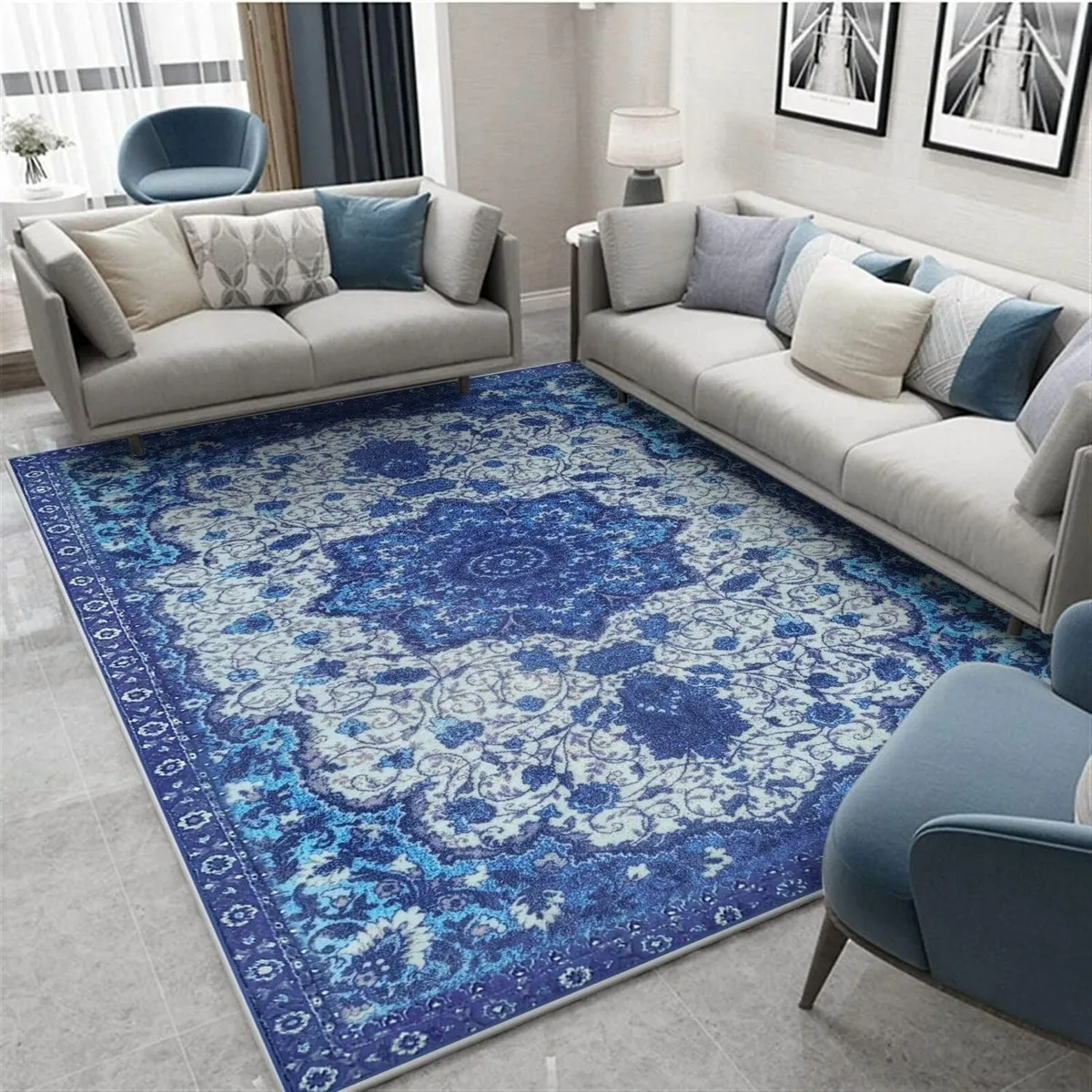 Area Rugs Modern Style Rug Artistic Traditional - Image 2