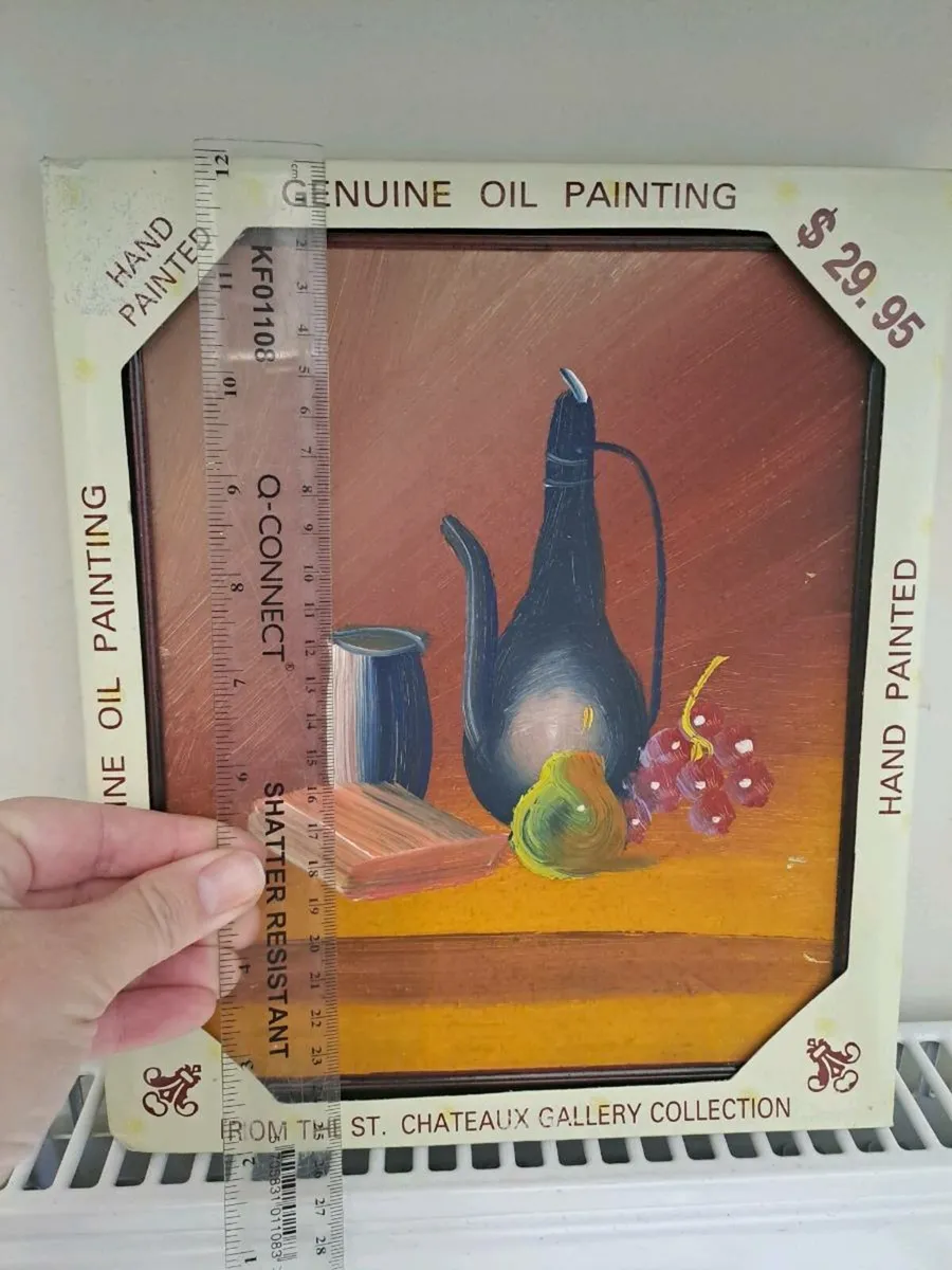 Fruit scene oil painting - Image 2