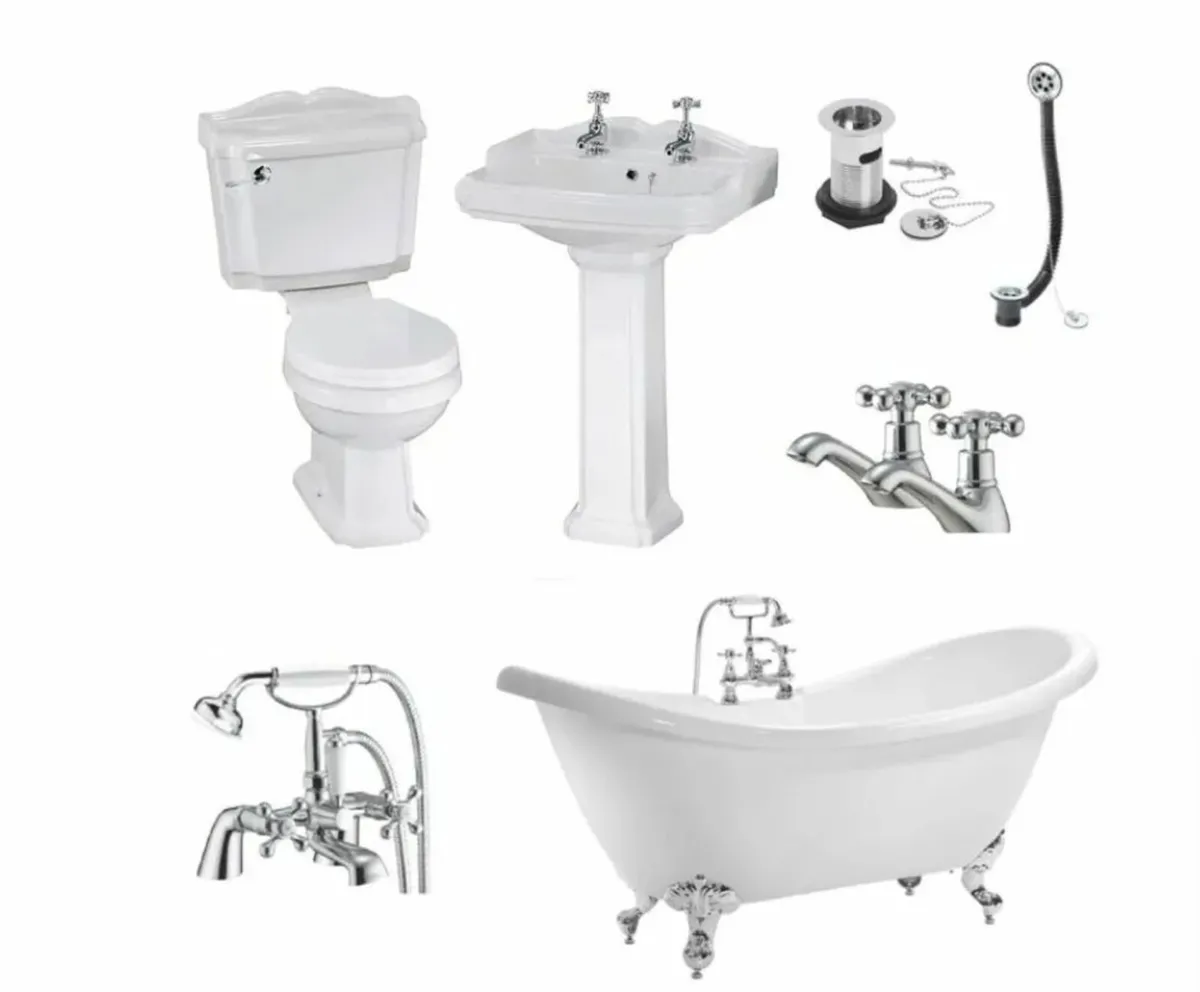 Legend Slipper Freestanding Bath Suite - Image 1