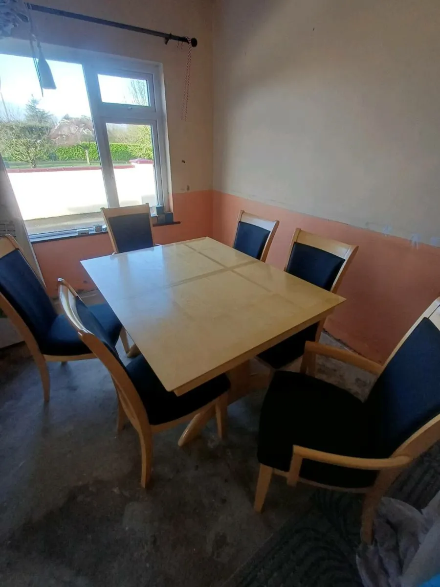 Table and 6 chairs - Image 1