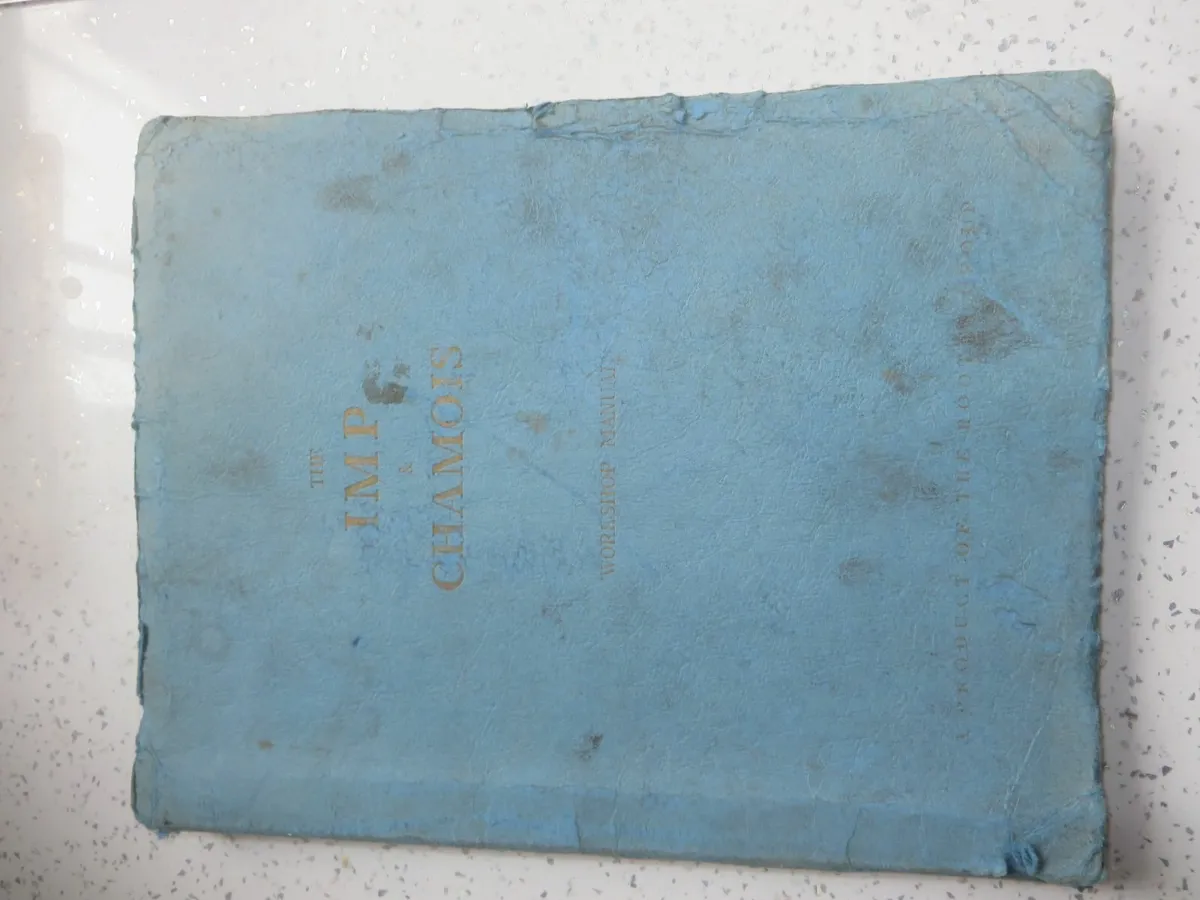 Workshop Manual (Hillman Imp/Singer Chamois) - Image 1