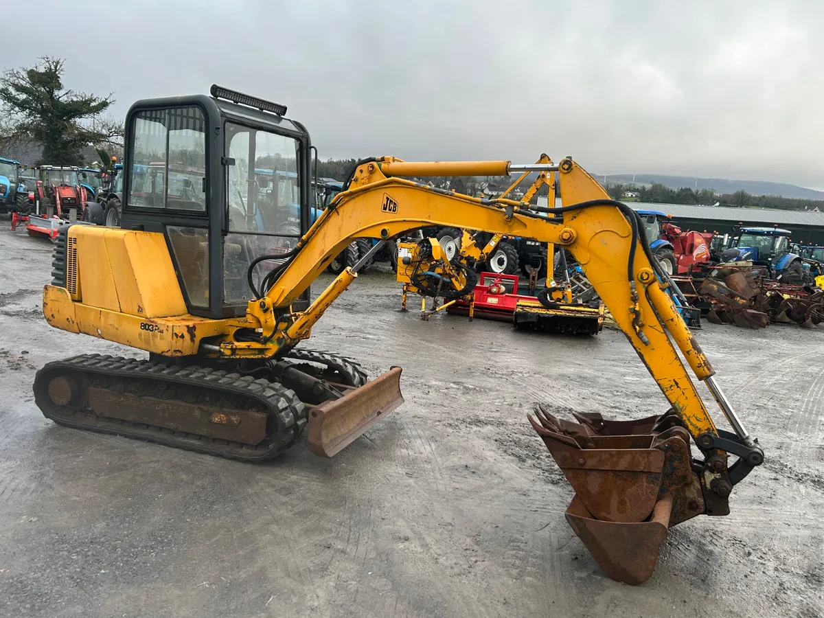 1998 JCB 803 Excavator 3 Tonne - Image 1