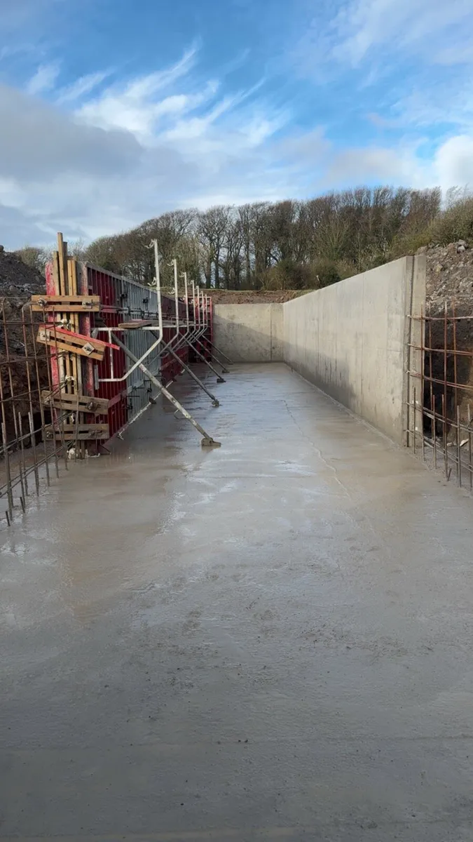 Shuttering. Tanks floors, Walls. Pits. Formwork - Image 1