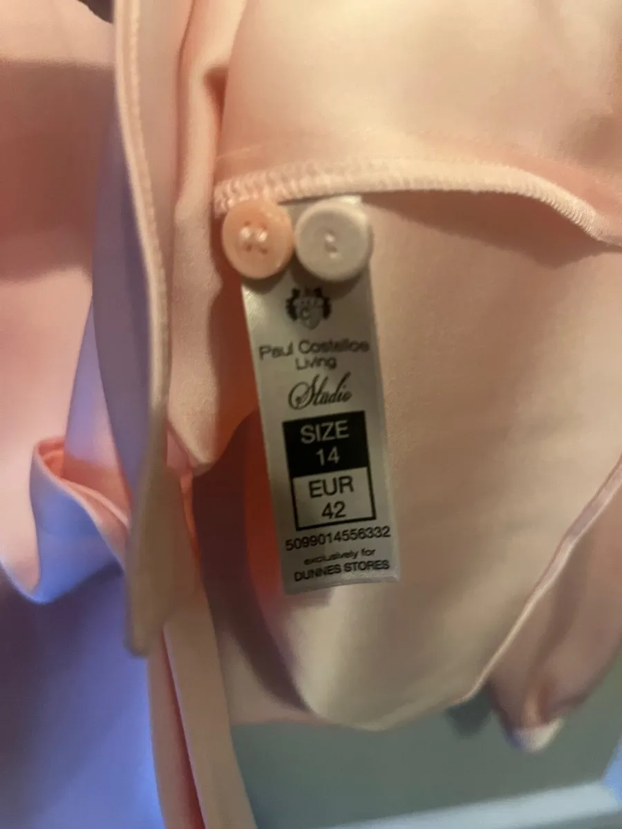 Paul Costelloe pink blouse - Image 2