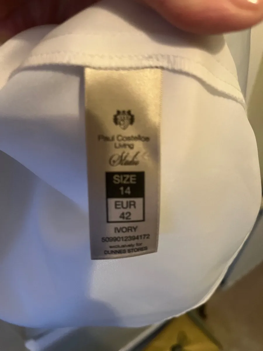 Paul Costelloe Cream blouse - Image 2