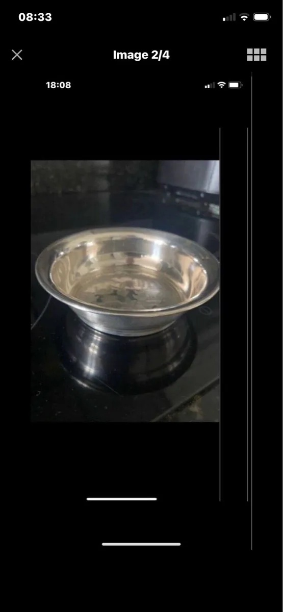 Silver Plate Wine Bottle Coaster - Image 3