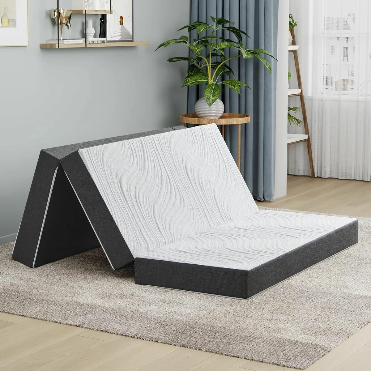 Folding Mattress 90x190x15 Single Foldable Memory - Image 1