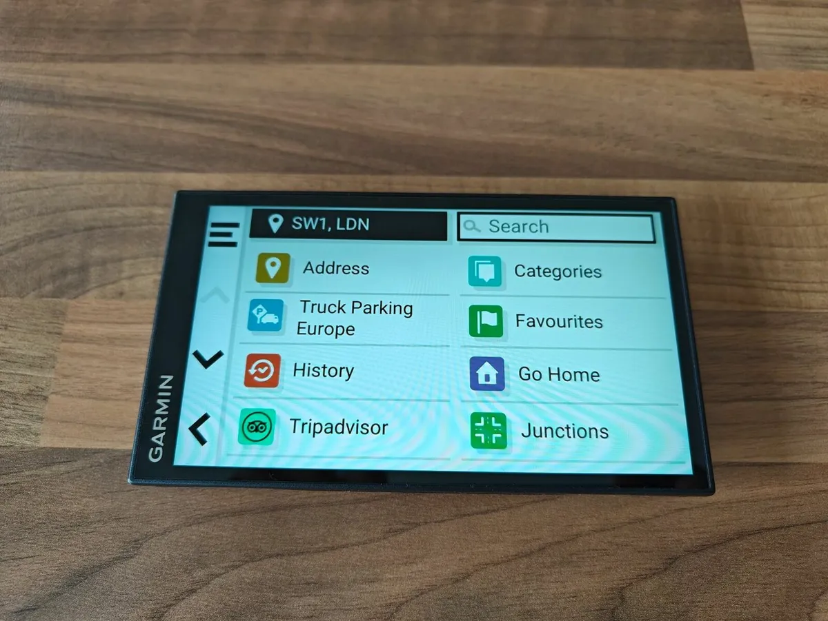 Garmin LGV 610 HGV sat nav - Eircodes - Europe map - Image 3