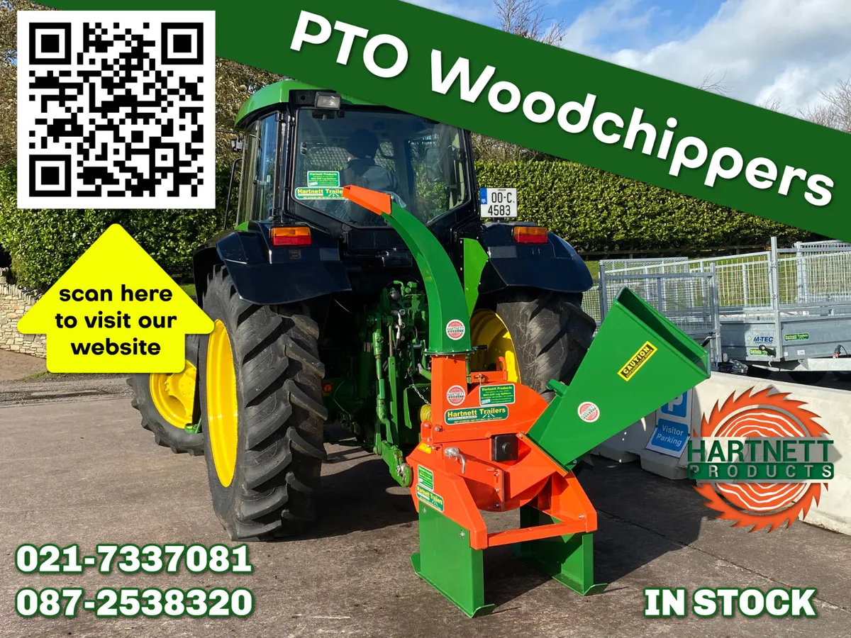 PTO Driven Wood Chippers TAMS Approved - Image 1