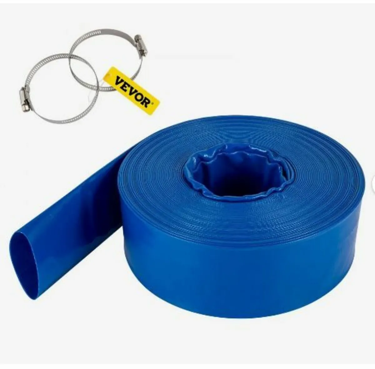 Discharge Hose, 38 mm x 32 m, PVC Fabric - Image 1
