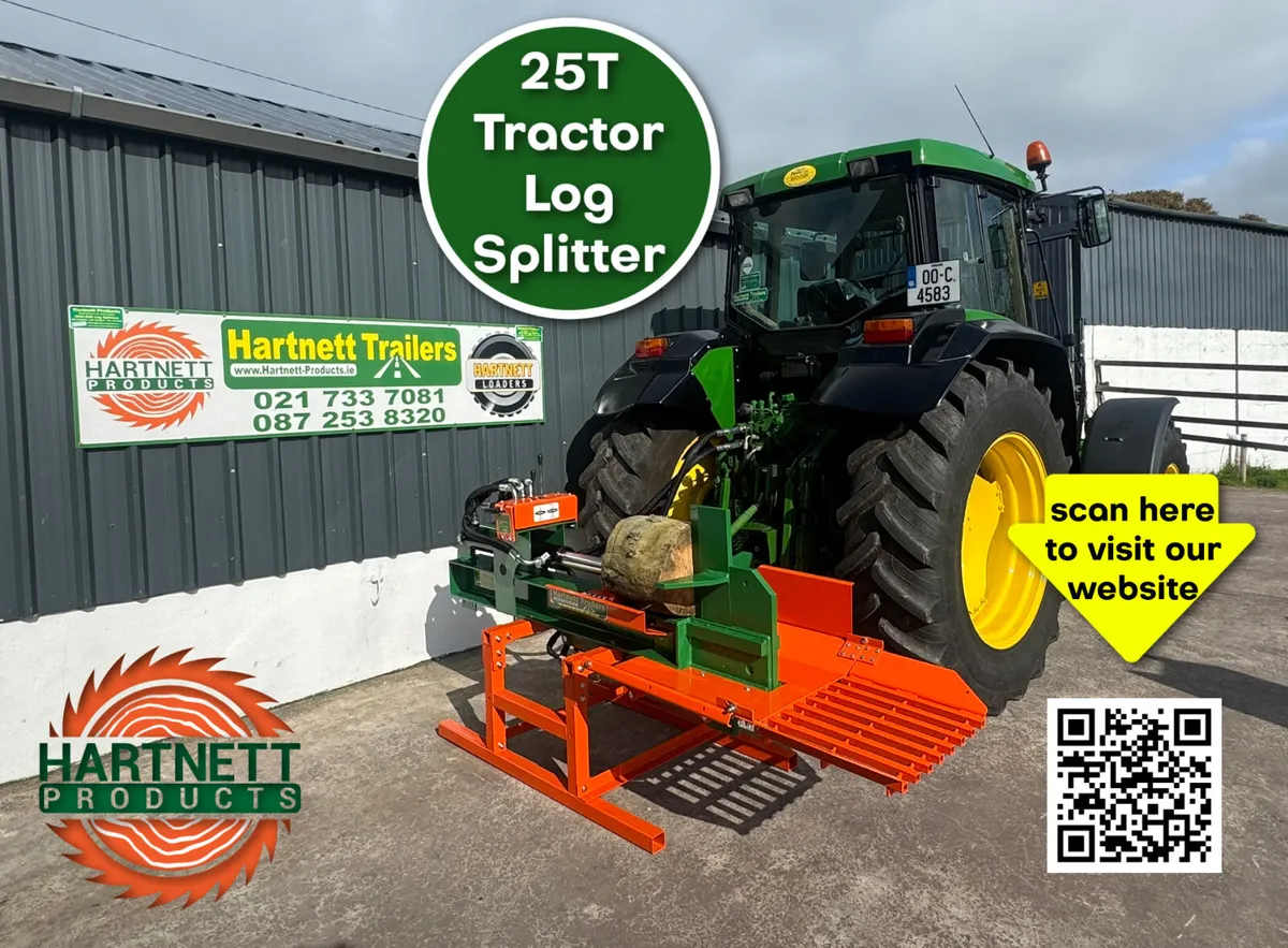 Hartnett 25T Tractor Log Splitter - Image 1