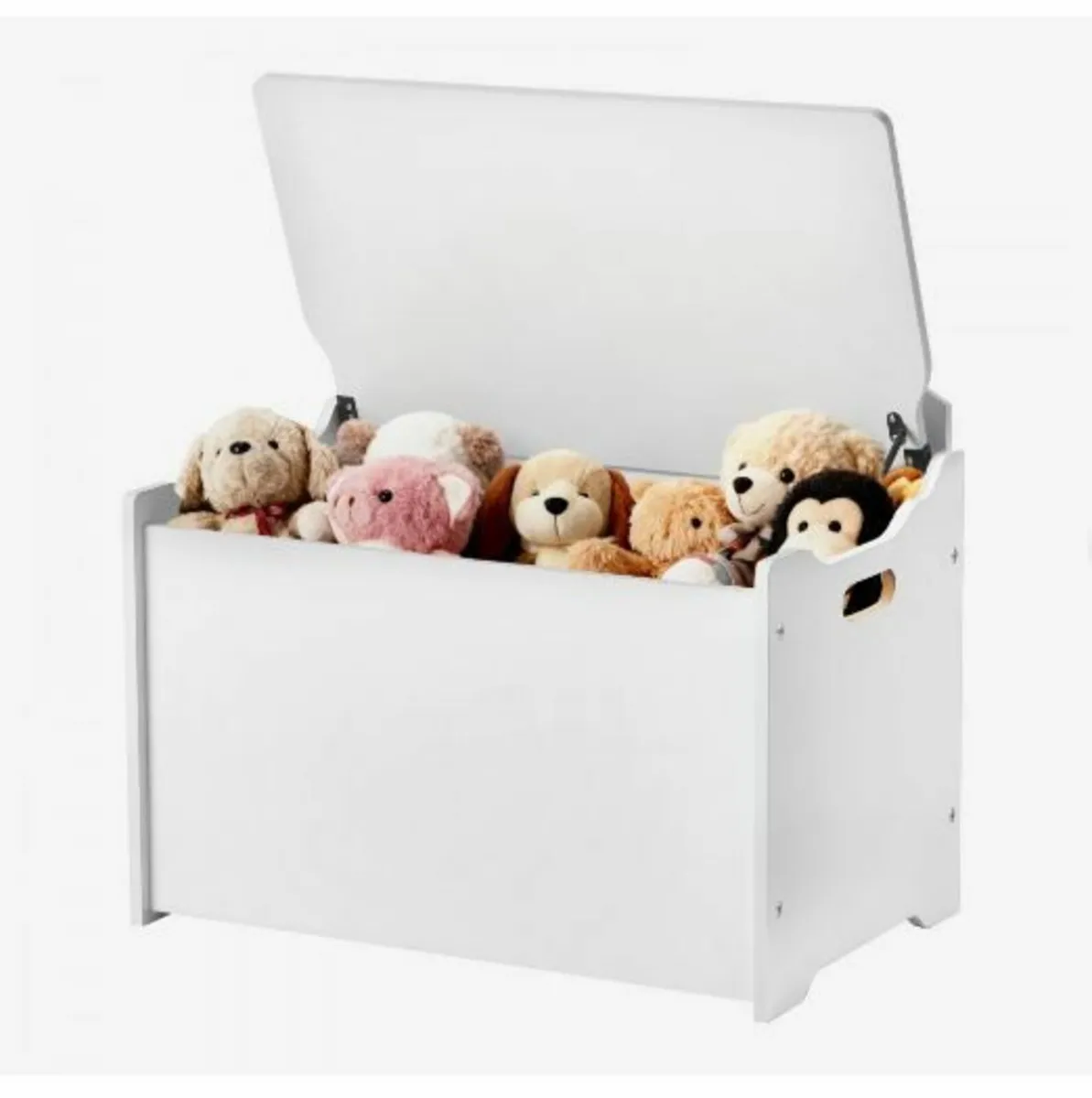 Kids Storage Bench, Wooden Toy Box - Image 1