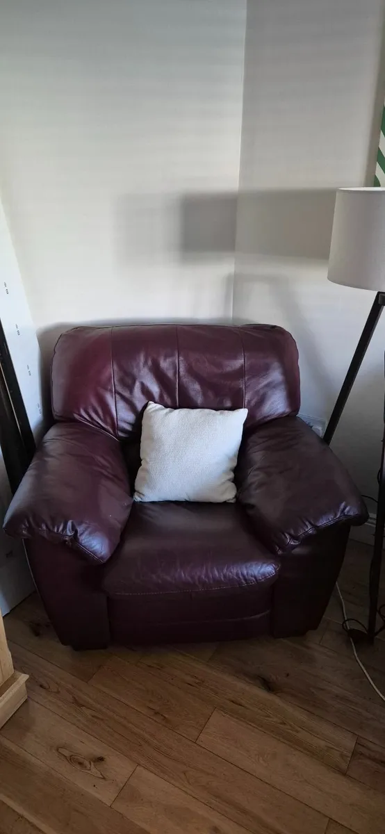 Brown Leather Suite - Image 2