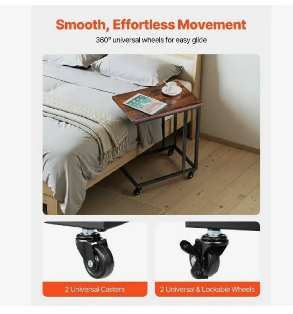 C Table, C Shaped Sofa Side Table - Image 4