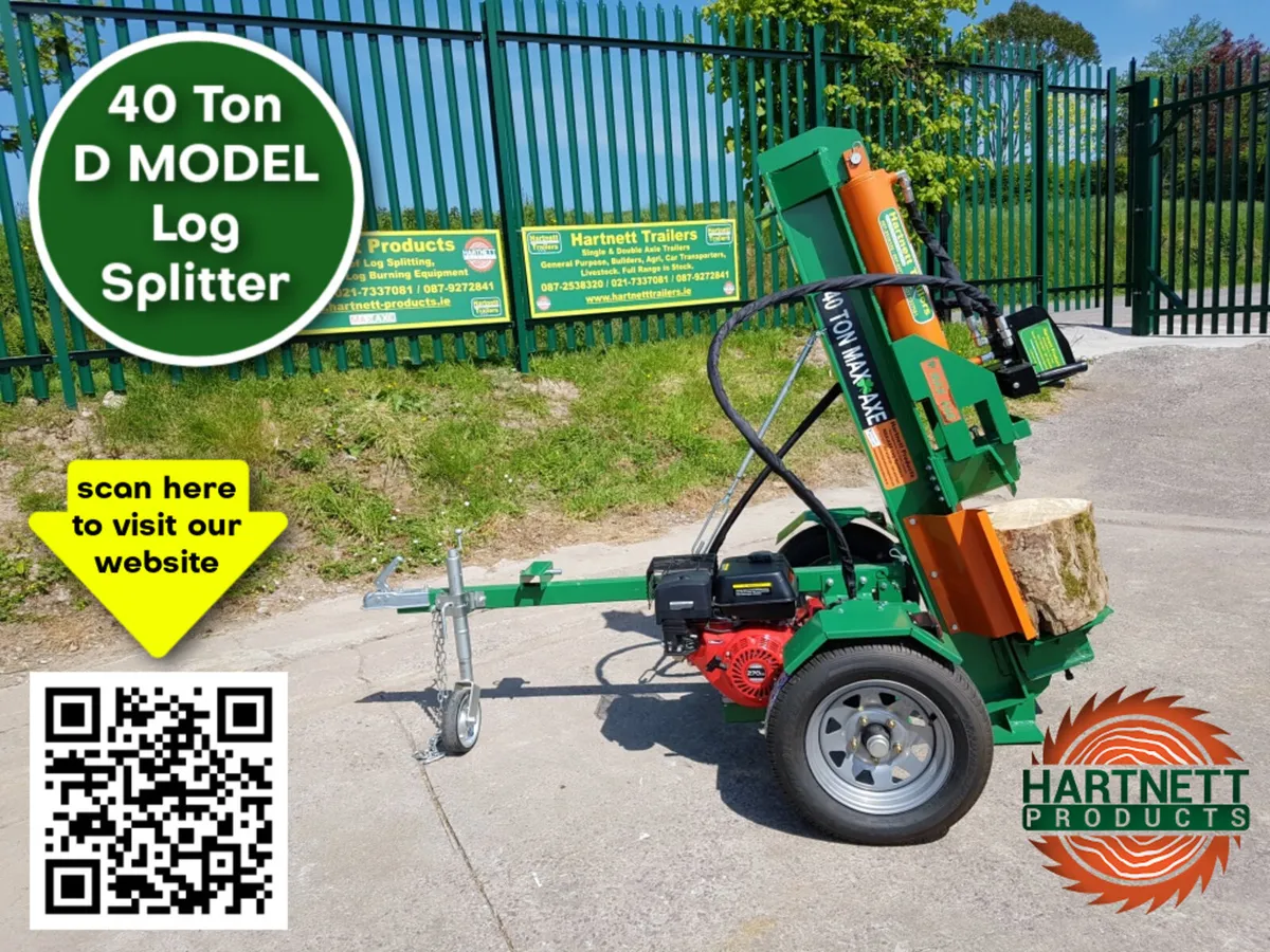 40 Ton Petrol Log Splitter D-Model - Image 1