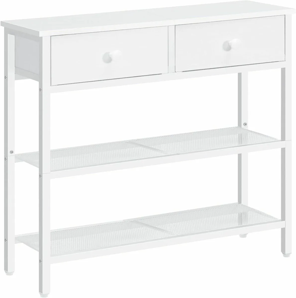 Console Table Slim with 2 Non-woven Drawers - Image 1