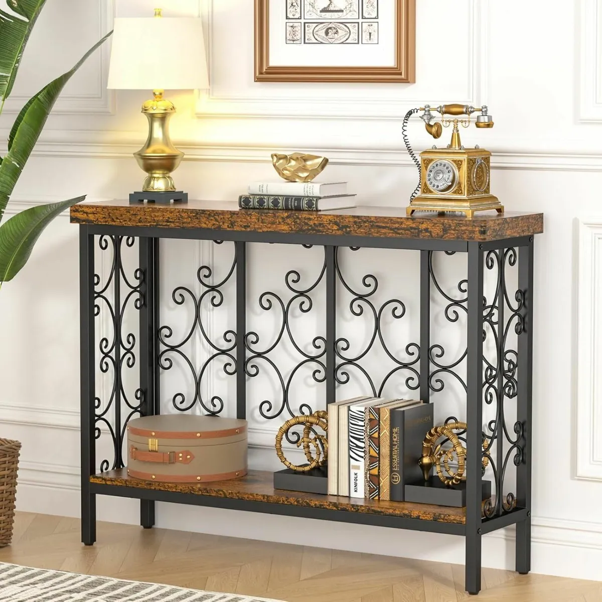 Console Table - 42.5 Industrial Hallway Slim - Image 2