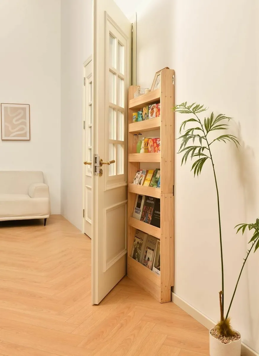 Solid Wood Bookshelf Bookcase Book Shelf Organizer - Image 3