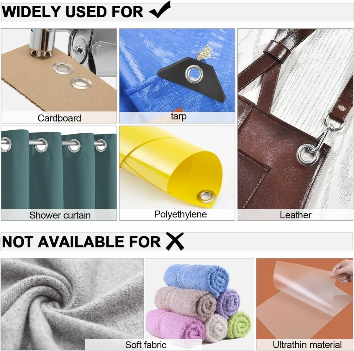 Grommet Eyelet Pliers works only with 10mm eyelets - Image 4