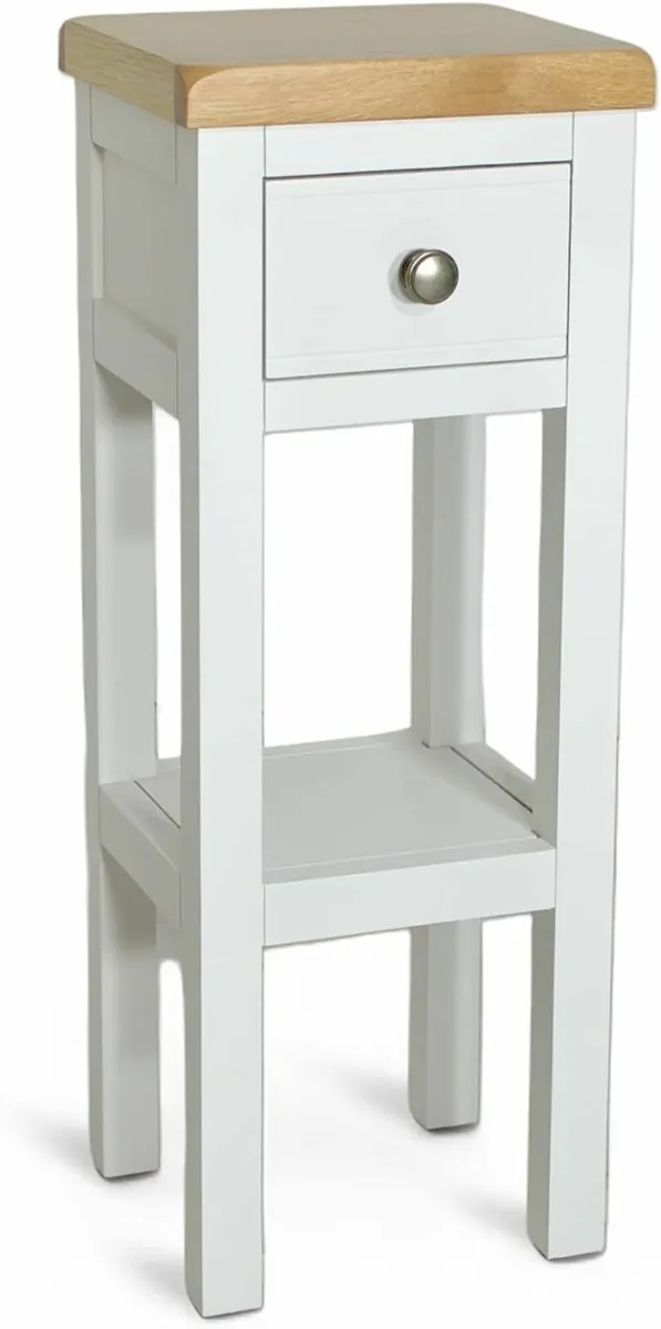urniture Snow White Console Table with Drawer - Image 4