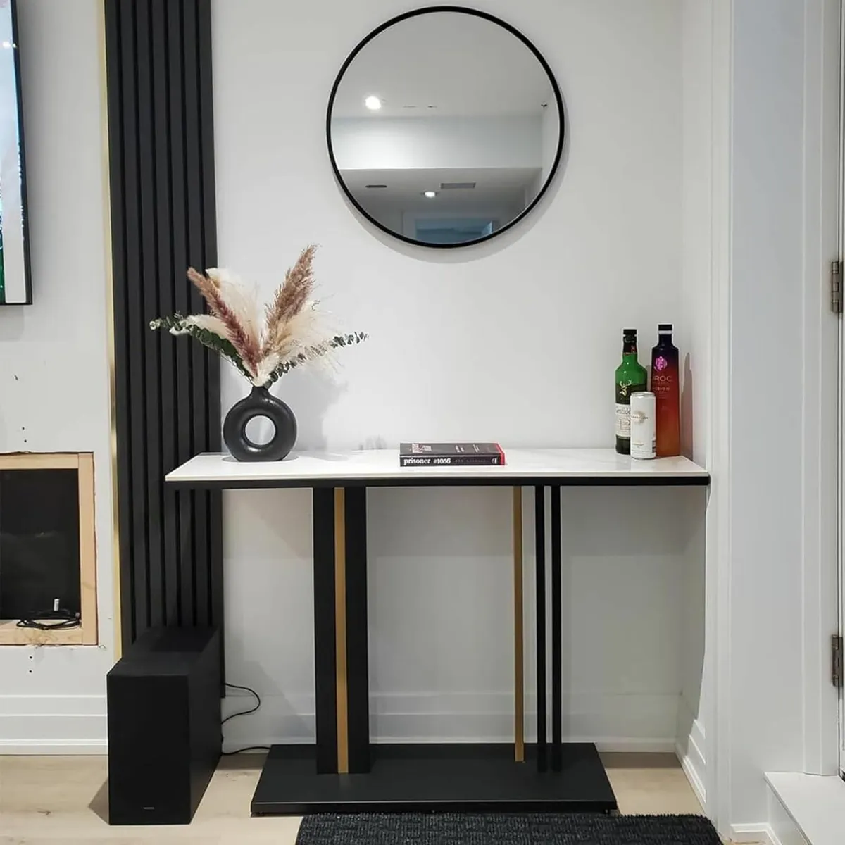 Marble Console Table Sintered Stone:Luxury Modern - Image 2