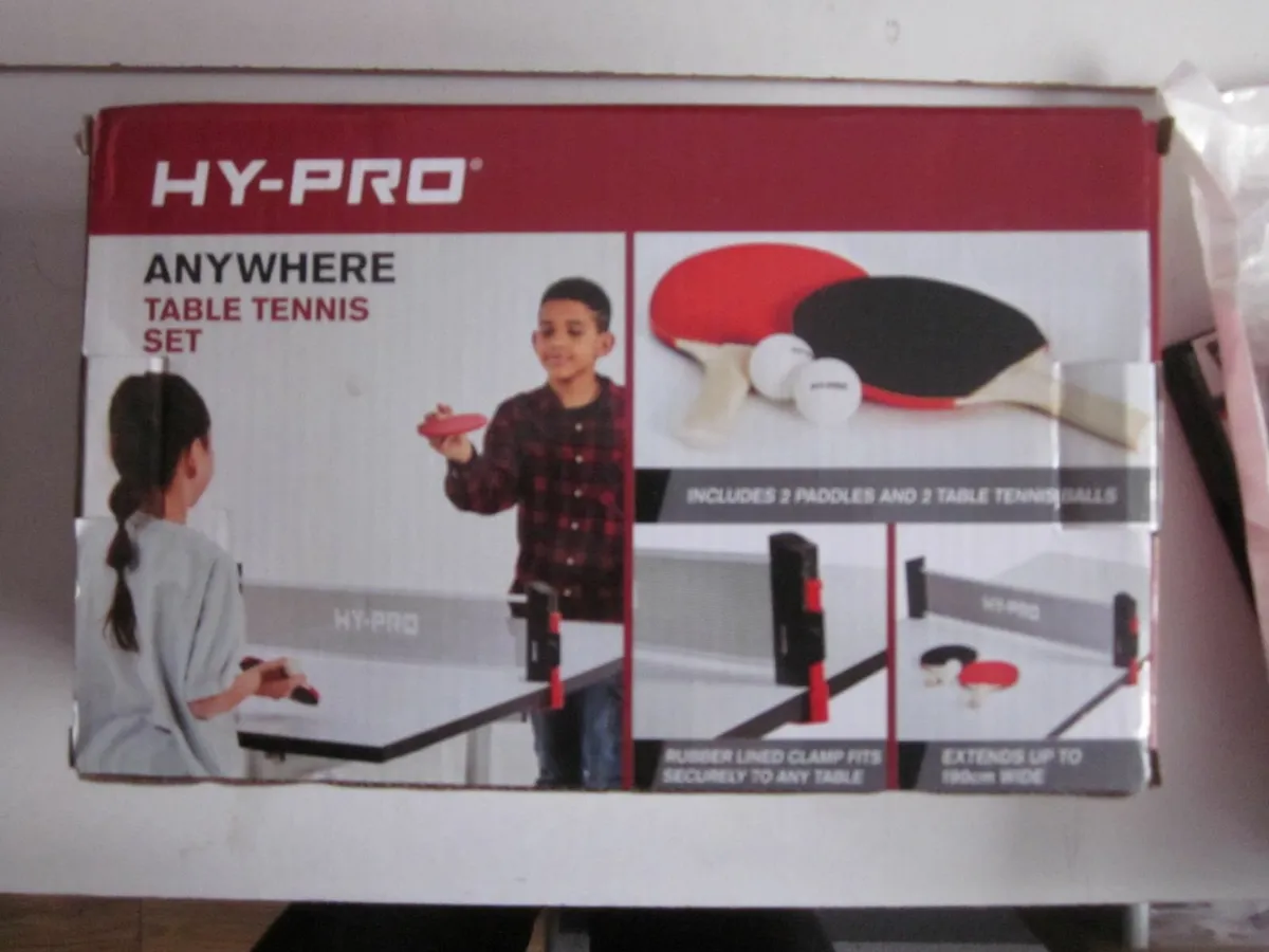 Portable HY-PRO Table Tennis Set New - Image 1