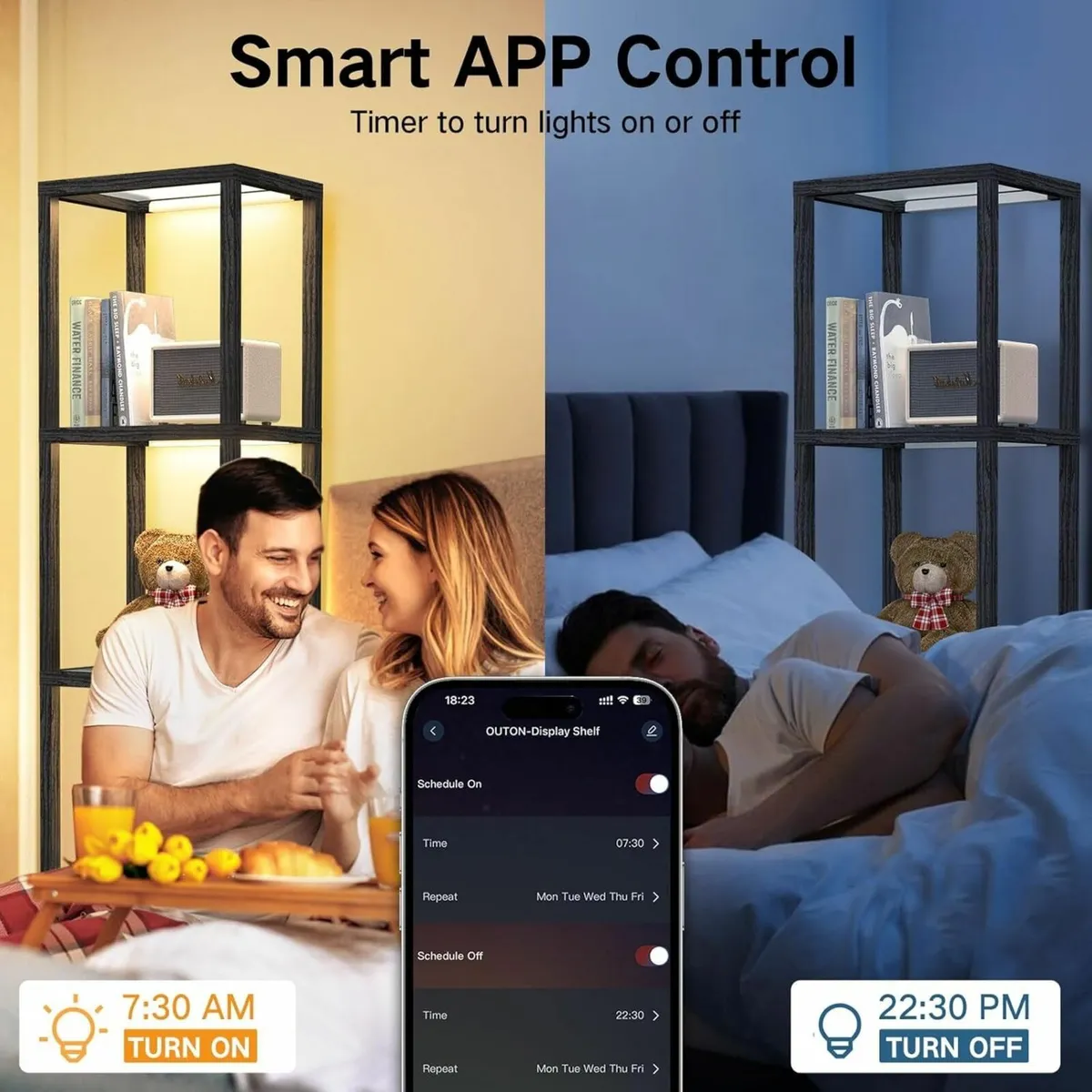 67 Glass Display Shelf with Dimmable LED Floor - Image 4