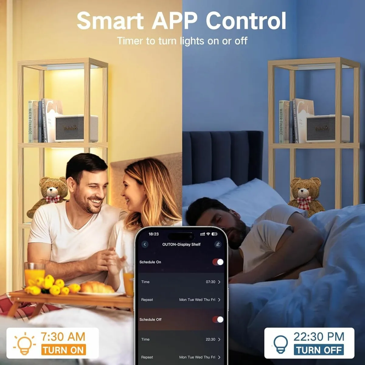 67 Glass Display Shelf with Dimmable LED Floor - Image 4